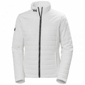 Női Helly Hansen W Crew 2.0 Középrétegek Fehér | VIDLE-1968