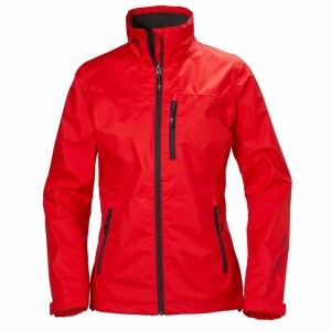 Női Helly Hansen W Crew Alkalmi Dzsekik Piros | DNWCB-0317