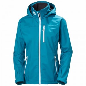 Női Helly Hansen W Crew Hooded Alkalmi Dzsekik Türkiz | PKZXB-0437