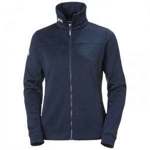 Női Helly Hansen W Crew Polár Dzsekik Sötétkék | SUQLD-9082