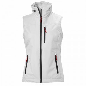 Női Helly Hansen W Crew Szigetelt Mellények Fehér | HTLVS-2396