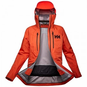 Női Helly Hansen W Elevation Infinity Jkt Shell Dzsekik Piros Narancssárga | NRYAC-5318