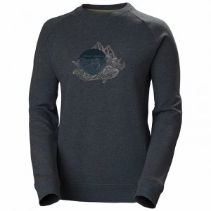 Női Helly Hansen W F2f Organic Cotton Pulóverek Szürke | TFGJK-8175