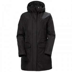 Női Helly Hansen W Frida Insulated Parka Dzsekik Fekete | COMGQ-1942