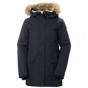 Női Helly Hansen W Hh Hooded Parka Dzsekik Fekete | AWGZB-2618