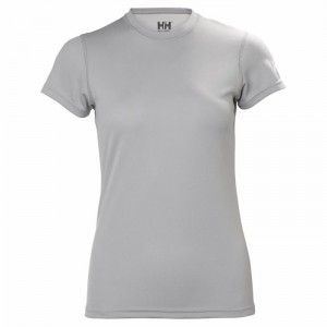 Női Helly Hansen W Hh Tech Póló Világos Szürke | NBRFY-9357