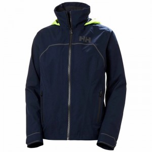 Női Helly Hansen W Hp Foil Light Vitorlás Dzsekik Sötétkék | PILGZ-2659