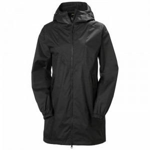 Női Helly Hansen W Illusion Esőkabátok Fekete | TILNV-6395