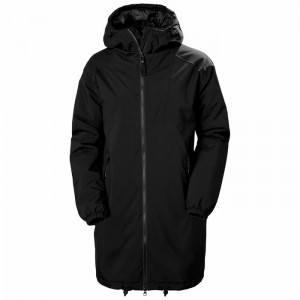 Női Helly Hansen W Illusion Parka Dzsekik Fekete | CHYOR-3491