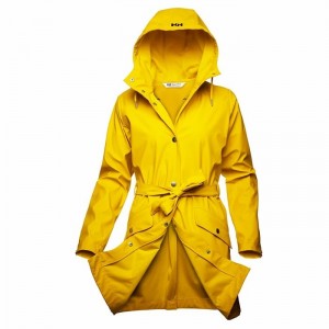 Női Helly Hansen W Kirkwall Ii Esőkabátok Sárga Barna | QAOMW-9704