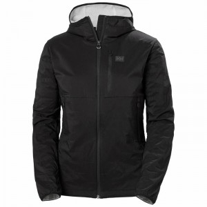 Női Helly Hansen W Lifaloft Air Hooded Középrétegek Fekete | TPOMQ-5103