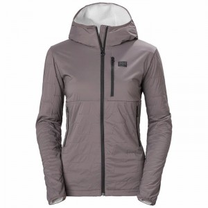 Női Helly Hansen W Lifaloft Air Hooded Középrétegek Szürke | NKUIC-4620
