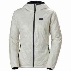 Női Helly Hansen W Lifaloft Hooded Kültéri Dzsekik Fehér | LAMKS-3210