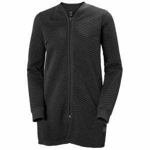 Női Helly Hansen W Lillo Long Zip Up Pulóverek Szürke | XRHKG-9413