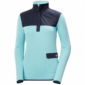 Női Helly Hansen W Lillo Pulóverek Kék | XRGOQ-7105