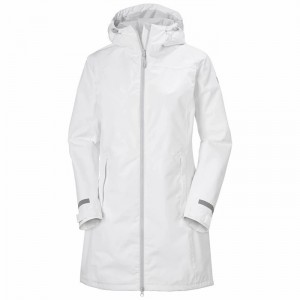 Női Helly Hansen W Lisburn Kabátok Fehér | PHQLE-0384