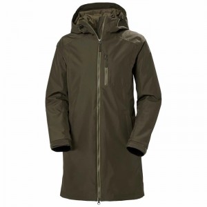 Női Helly Hansen W Long Belfast Winter Kabátok Szürke | NLUHS-6914