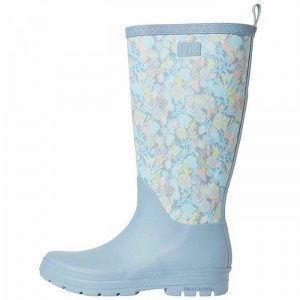 Női Helly Hansen W Madeleine Print Gumicsizma Kék | IGMLO-7904
