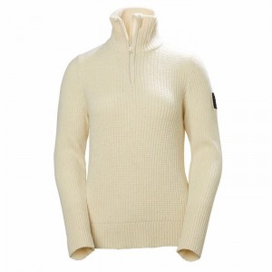 Női Helly Hansen W Marka Wool Aktív Középrétegek Fehér | YWBET-3610
