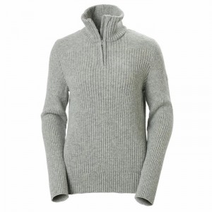 Női Helly Hansen W Marka Wool Aktív Középrétegek Szürke | YNRPW-7854