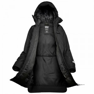 Női Helly Hansen W Maud Parka Dzsekik Fekete | NKHVI-6823