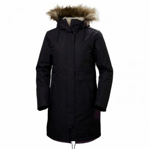 Női Helly Hansen W Mayen Parka Dzsekik Fekete | RVFMT-4038