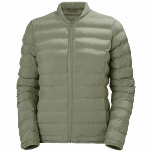Női Helly Hansen W Mono Material Alkalmi Dzsekik Zöld | HBRKA-9258