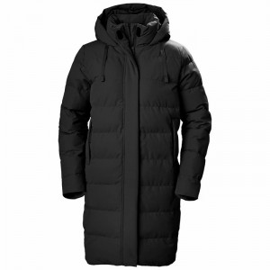 Női Helly Hansen W Mono Material Puffy Alkalmi Dzsekik Fekete | RAODQ-0126