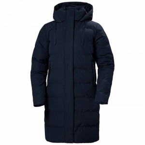 Női Helly Hansen W Mono Material Puffy Alkalmi Dzsekik Sötétkék | PSCAH-9204