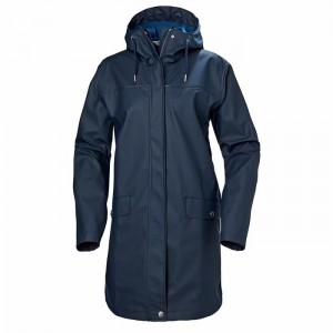 Női Helly Hansen W Moss Kabátok Sötétkék | UHGKZ-4593