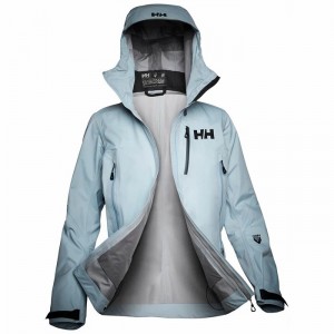 Női Helly Hansen W Odin 9 Worlds 2.0 Shell Dzsekik Szürke Kék | VXDLE-9185