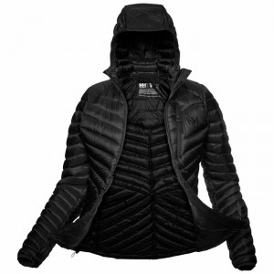 Női Helly Hansen W Odin Lifaloft Hybrid Pehelykabát Fekete | YBWES-0736