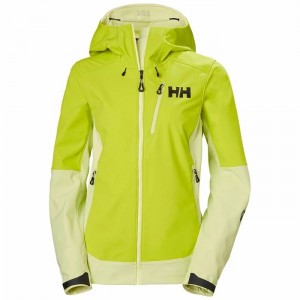 Női Helly Hansen W Odin Mountain Soft Túradzsekik Világos Zöld | MZBXW-8653