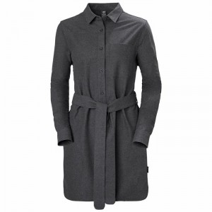 Női Helly Hansen W Organic Flannel Dress Ingek Szürke | UYVGR-4026