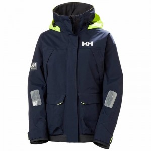Női Helly Hansen W Pier 3.0 Vitorlás Dzsekik Sötétkék | ZTIUA-0965