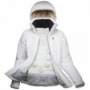 Női Helly Hansen W Pinnacle Alkalmi Dzsekik Fehér | WHQCJ-8907