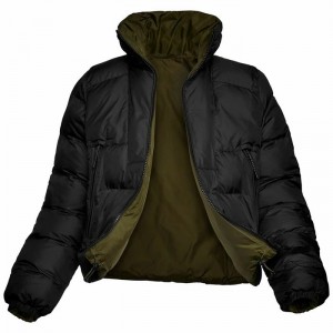 Női Helly Hansen W Reversible Puffer Téli Kabátok Fekete | LXSVN-7584