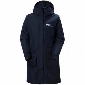 Női Helly Hansen W Rigging Parka Dzsekik Sötétkék | ELJHV-9728