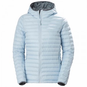 Női Helly Hansen W Sirdal Hooded Jack Túradzsekik Kék Szürke | WYQRU-1658