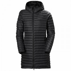 Női Helly Hansen W Sirdal Long Túradzsekik Fekete | AMEZR-7584
