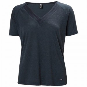 Női Helly Hansen W Siren Póló Sötétkék | KJBOF-3827
