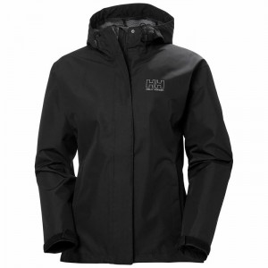 Női Helly Hansen W Stratos Esőkabátok Fekete | IVSFY-6897