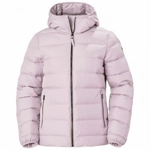 Női Helly Hansen W Svalbard Pehelykabát Szürke Lila | BJCHY-0569