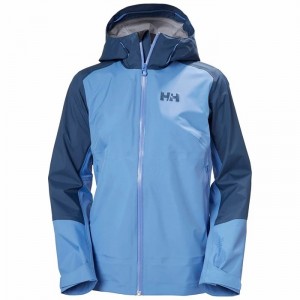 Női Helly Hansen W Verglas 3l Shell Dzsekik Kék | EVHIB-3617
