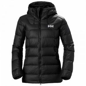 Női Helly Hansen W Verglas Glacier Pehelykabát Fekete | HRFIA-4631