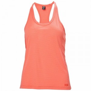Női Helly Hansen W Verglas Pace Singlet Póló Korall | VCGDY-0972