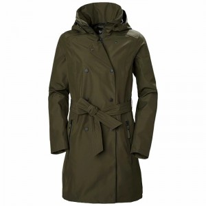 Női Helly Hansen W Welsey Ii Trench Esőkabátok Szürke | HNSFO-3457
